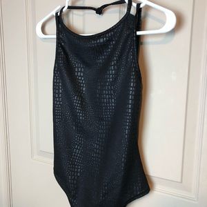 BNWOT | Backless Black Bodysuit